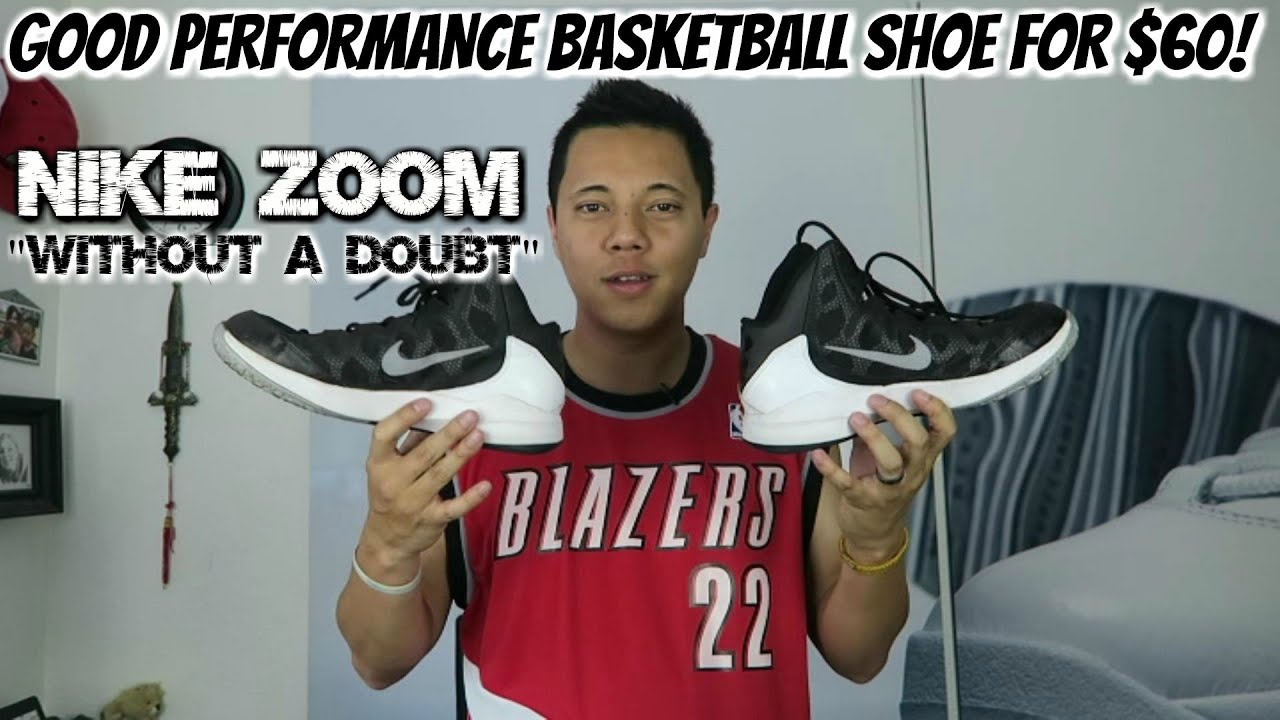 nike zoom without a doubt review