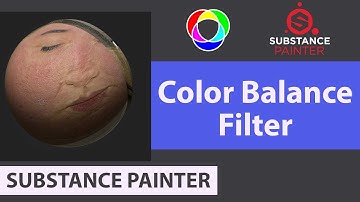 Filters - Substance Painter - Color Balance. 3D Texturing tutorial for beginners.