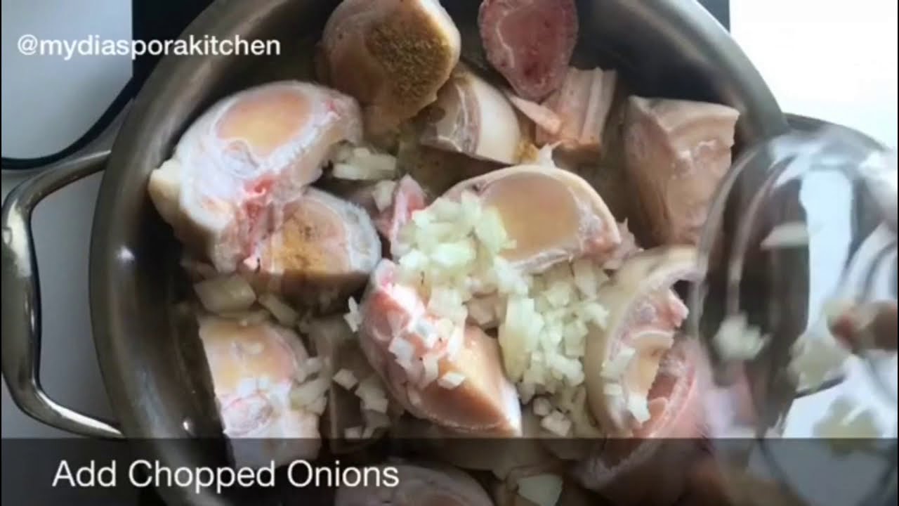 How To Make Nkwobi ( Nigerian Spicy Cow Feet) Special.😀 YouTube