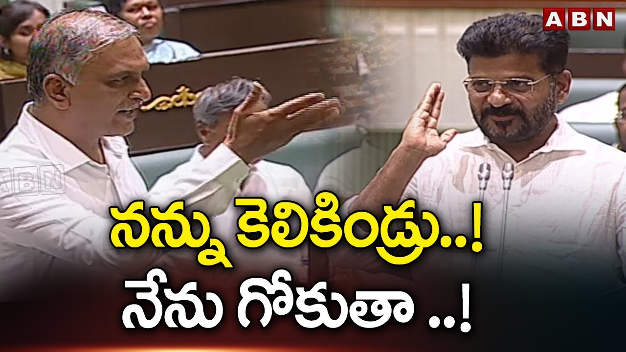 నన్ను కెలికిండ్రు..!  నేను గోకుతా ..! | Harish Rao Vs Bhatti In Assembly | ABN Telugu