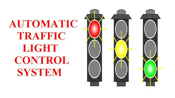 Automatic traffic light control system using BC547 transistors