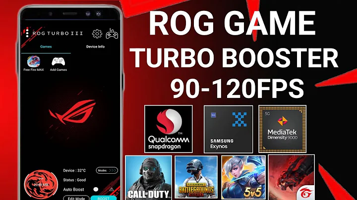 Rog Turbo Booster For Android Game ! Max FPS Fix Lag - No Root