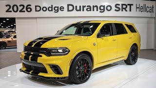 2026 Dodge Durango SRT Hellcat Finally Launched! Ultimate American Muscle SUV Upgrade Latest Review!