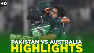 Highlights | Pakistan vs Australia | High Scoring Match | ODI | PCB | MM2A