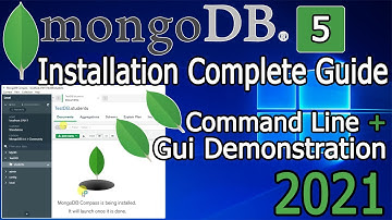 How to install MongoDB 5 on Windows 10 [ 2021 Update ] Complete Command-Line and GUI demonstration