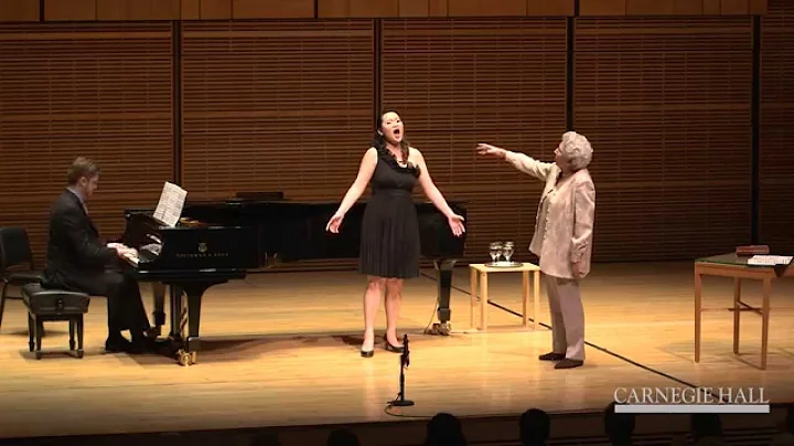 Carnegie Hall Vocal Master Class: Wolf's "Er ist's"