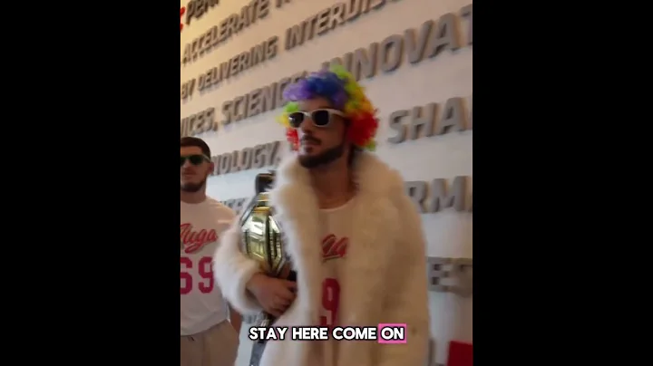 Merab really had a second run-in with O’Malley 😂  (via @merab.dvalishvili/IG) #shorts