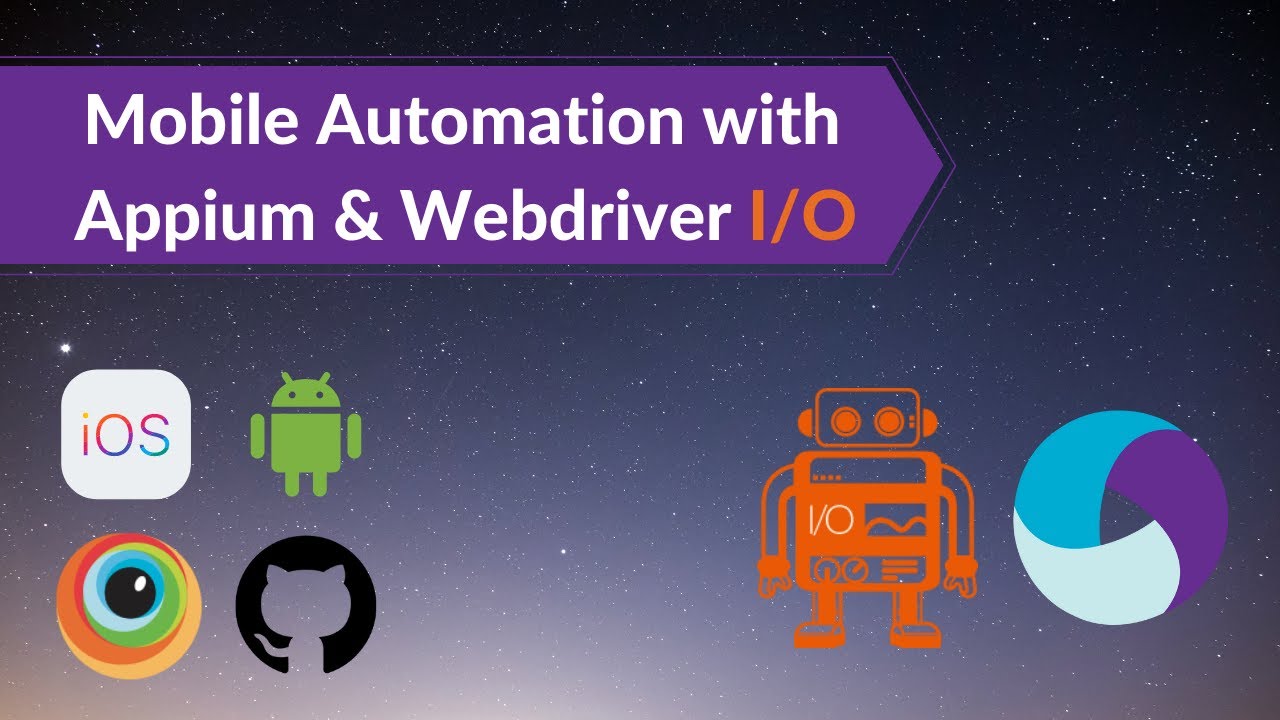 Mobile Automation with Appium 2.0 and WebdriverIO - 2022 - YouTube