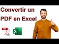 Convertir PDF en Excel facilement 📊