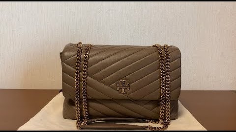 Tory Burch❤️Kira Chevron Convertible Shoulder Bag in Classic Taupe ❤️トリーバーチキラシェフロン
