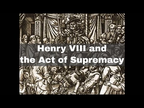 Video: Wat veroorzaakte de Act of Supremacy?