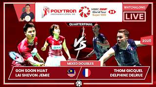 Goh Shlai Sj  Vs Gicqueldelrue   Indonesia Open 26 xd Qfs  Darences Watchalong