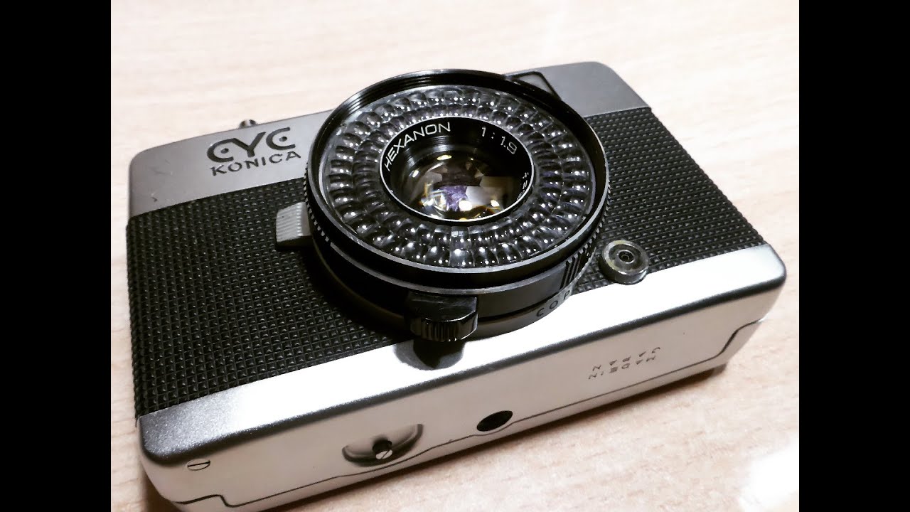konica eye half frame film camera Japan YouTube