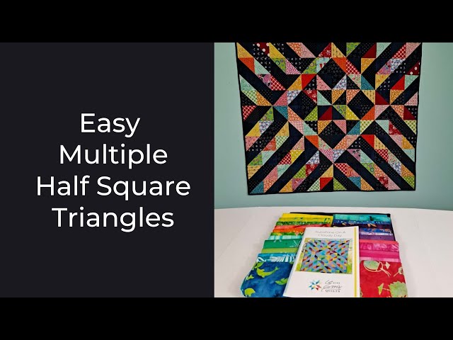 Missouri Star Quilt Co. Half Square Triangles Around the World