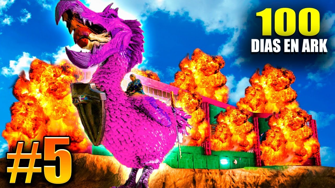 MI *DODO BOMBA* DESTRUYE LA CASA 😲 100 DÍAS en DEMONIC WORLD #5 🔥 ARK