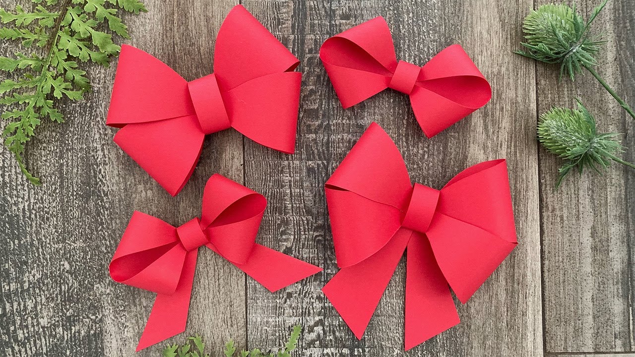 Red Ribbon Bow Large Red Bow Decorative Bows Florist Packing Decor