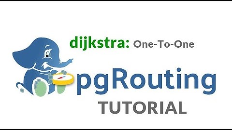 pgRouting dijkstra One-To-One