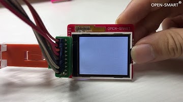OPEN SMART 1 8INCH 3 3V SPI TFT LCD Tutorial