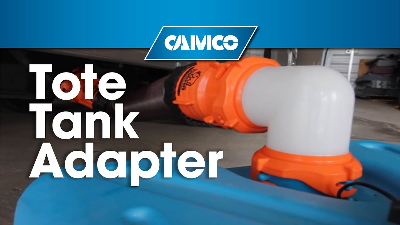 Problem Solved! RV Sewer Hose Tote Tank Adapter YouTube