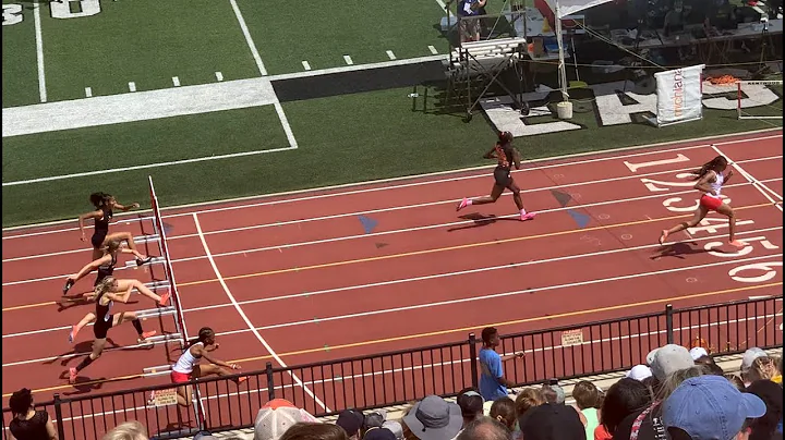 Nonah Waldron - Girls 300m Hurdles - 2021 Michigan...