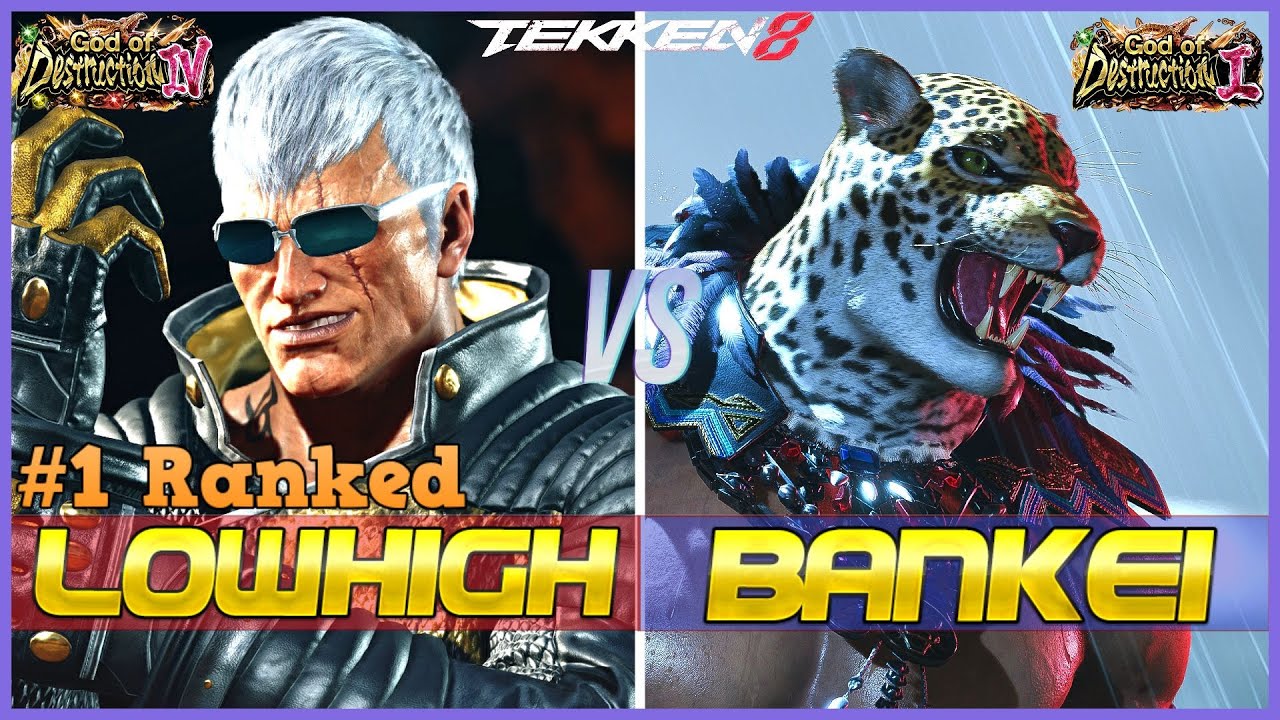 T8 ▰ LOWHIGH (#1 Ranked Bryan) Vs BANKEI (King) ▰ Tekken 8 High Level Gameplay