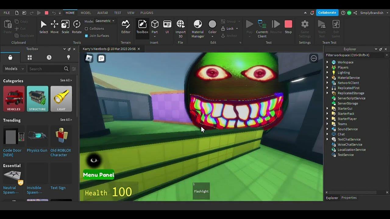 Roblox Nextbot Game: Karry's Nextbots | Test 16 - YouTube