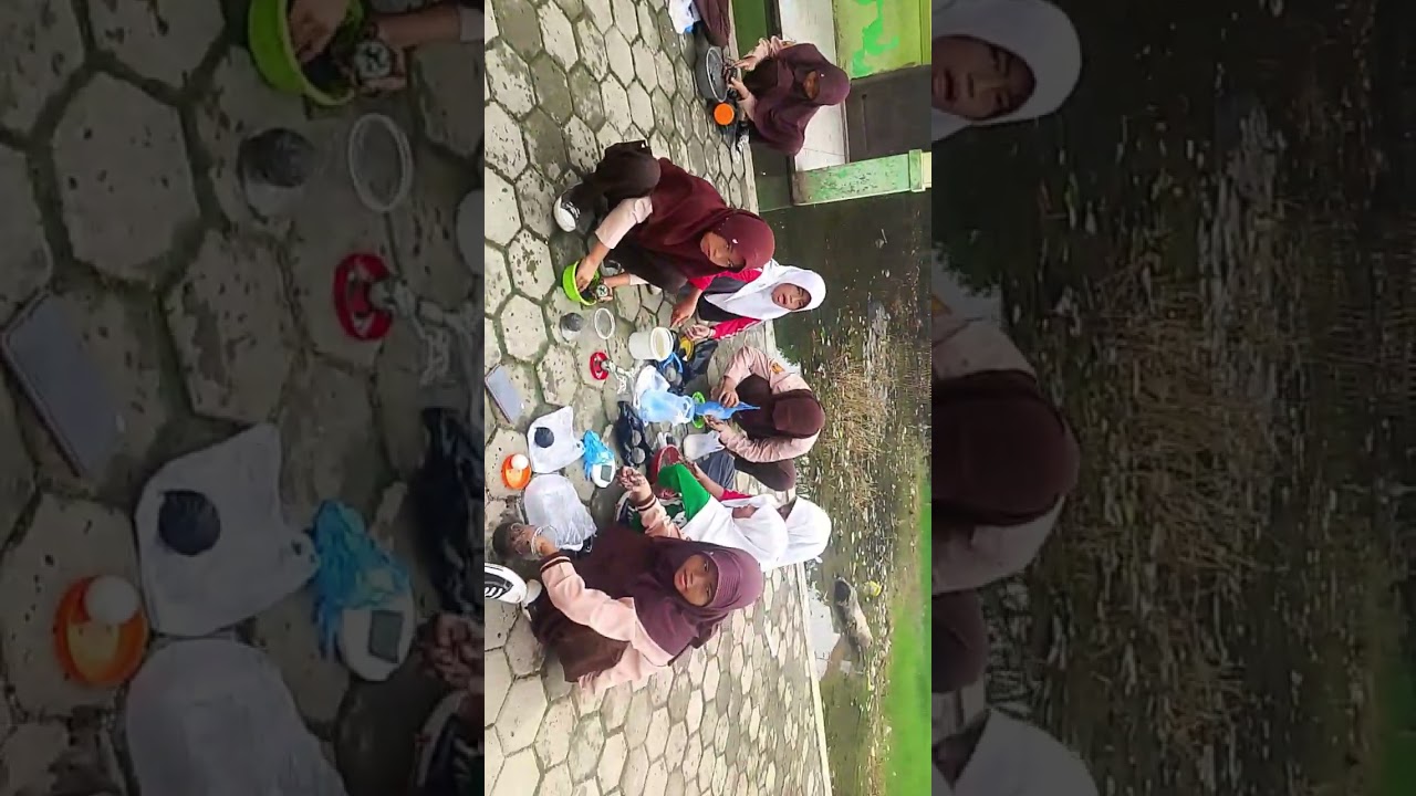 Anak anak antusias sedang praktek membuat telor asin,telor asin khas Brebes jngn lupa subscribe 