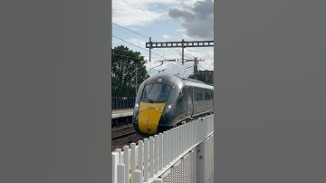 Class 800 passing Twyford On Diesel Power
