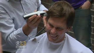 Tom Brady Gets Buzz Cut As Cancer Charity Raises $6.5M