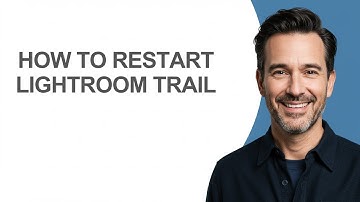 How to Restart Lightroom Trail - KevinHowTo