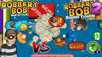 Robbery Bob - Prison vs Robbery Bob 2 Gameplay Walkthrough Ep 5