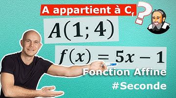 POINT appartient à la DROITE Cf ? - Exercice Corrigé - Seconde