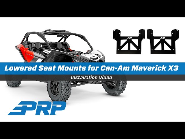 Can-Am X3 Seat Install With Lowered Mount 