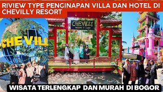 REKOMENDASI VILLA & HOTEL sekaligus tempat WISATA MURAH di Bogor‼️CHEVILLY RESORT❗#wisatamurah2024