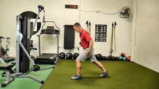 Famous Row - Single Arm Cable Split Stance Contralateral Profile