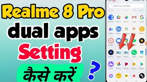 Realme 8 Pro mein dual apps setting kaise kare | How to enable app clone setting in Realme 8 Pro