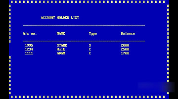 C++ BANK MANAGEMENT Project for Class XII with Source Code