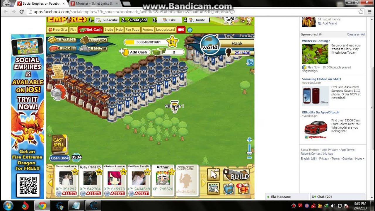 Social Empire Cash and Resource Hack 2013