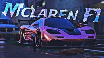 MCLAREN F1 STYLE | 4K |  NFS UNBOUND