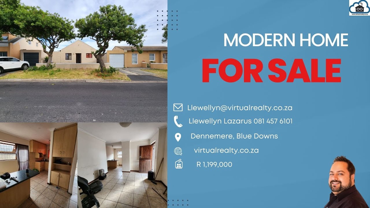 R 1,199,000 House For Sale in Dennemere, Blue Downs YouTube