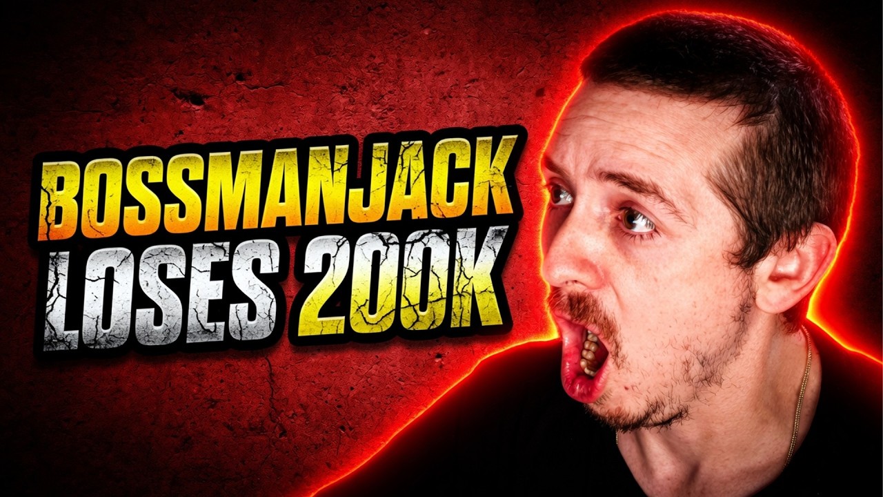 Bossmanjack LOSES 200k - Part 1 - YouTube