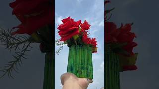 DIY Pen stand/Flower pot art viral shorts ytshorts
