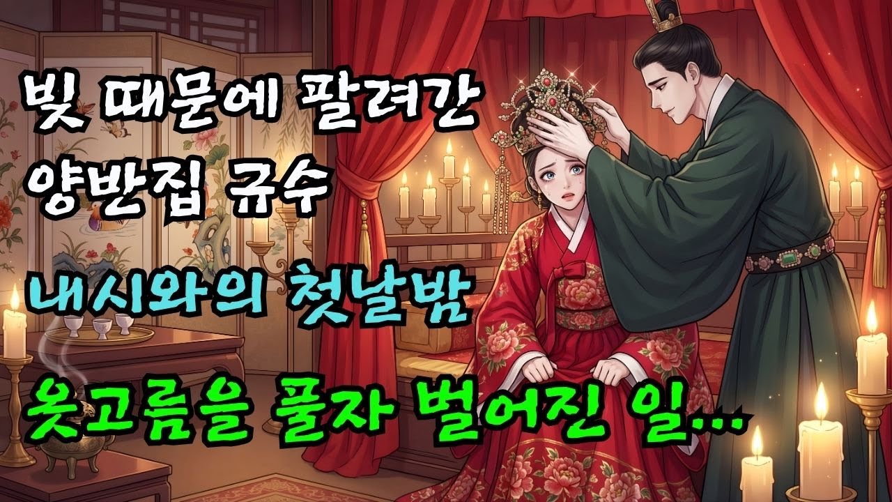 조선 권력자 김내관이 몰락한 가문의 딸을 아내로 맞이한 진짜 이유 (소름 주의) |야담·민담·전설·설화·옛날이야기·야사·오디오북