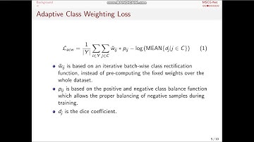 Oral 1: MSCG-Net with Adaptive Class Weighting Loss for Semantic Segmentation (UiT, Norway)