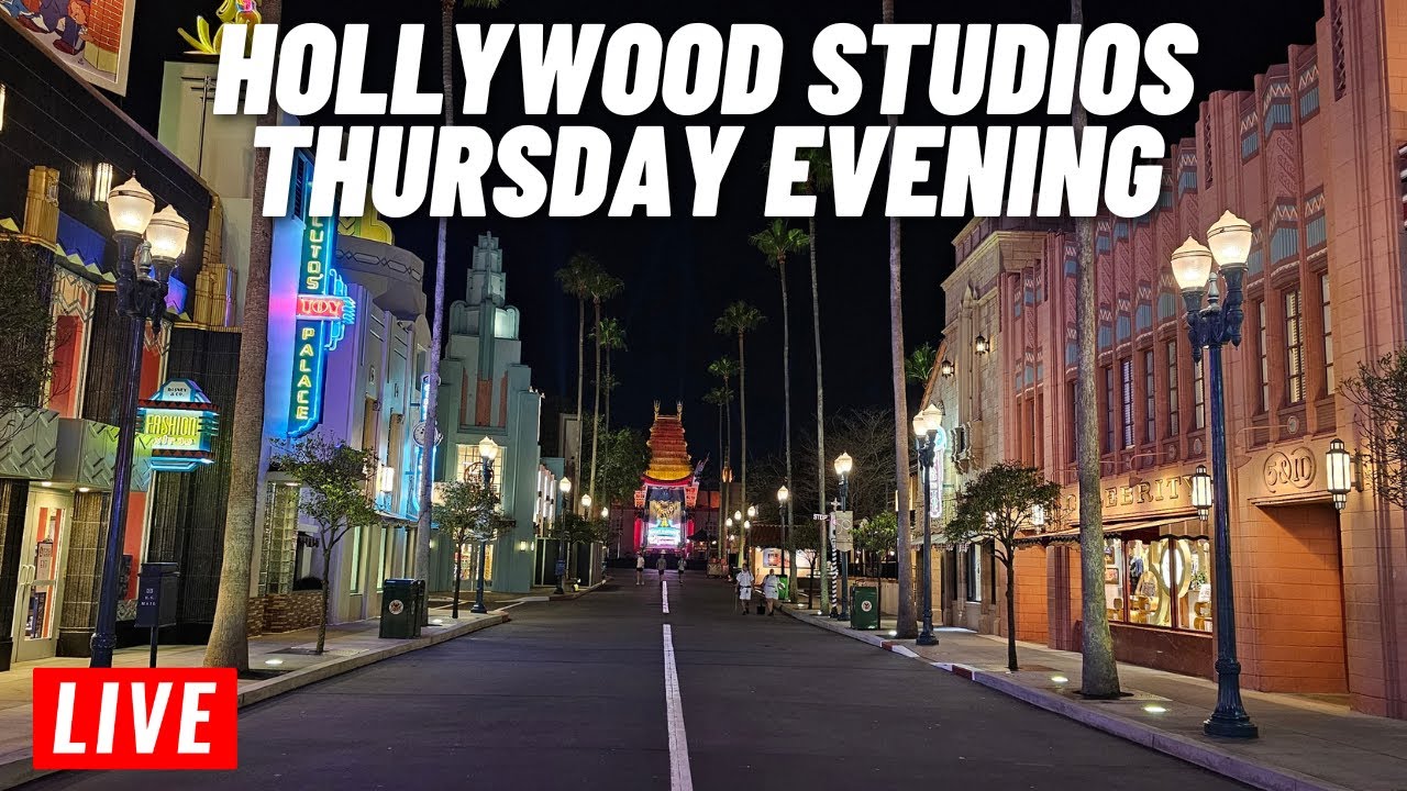 🔴Live: Thursday evening at Disney's Hollywood Studios with Fantasmic 7/6/2023