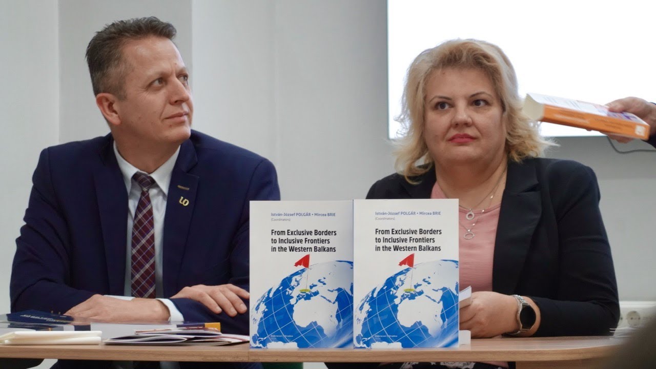 Prezentări de carte la Editura Universității din Oradea. "From Exclusive Borders to inclusive Frontiers in the Western Balkans". "Preventing and Combating Human Trafficking in The European Union."