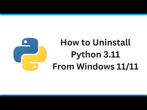How to Uninstall Python 3.11 From Windows 11 or Windows 10