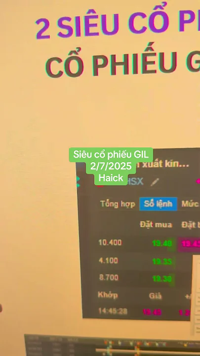 #chungkhoanhangngay Cổ phiếu GIL - HaickStockHướng dẫn mua cổ phiếu không cần xem BCGC