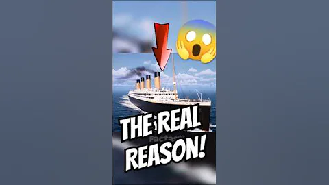 Why The TITANIC Sank?🚢😱