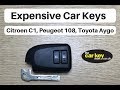 Citroen C1, Peugeot 108, Toyota Aygo Seriously Expensive Car keys